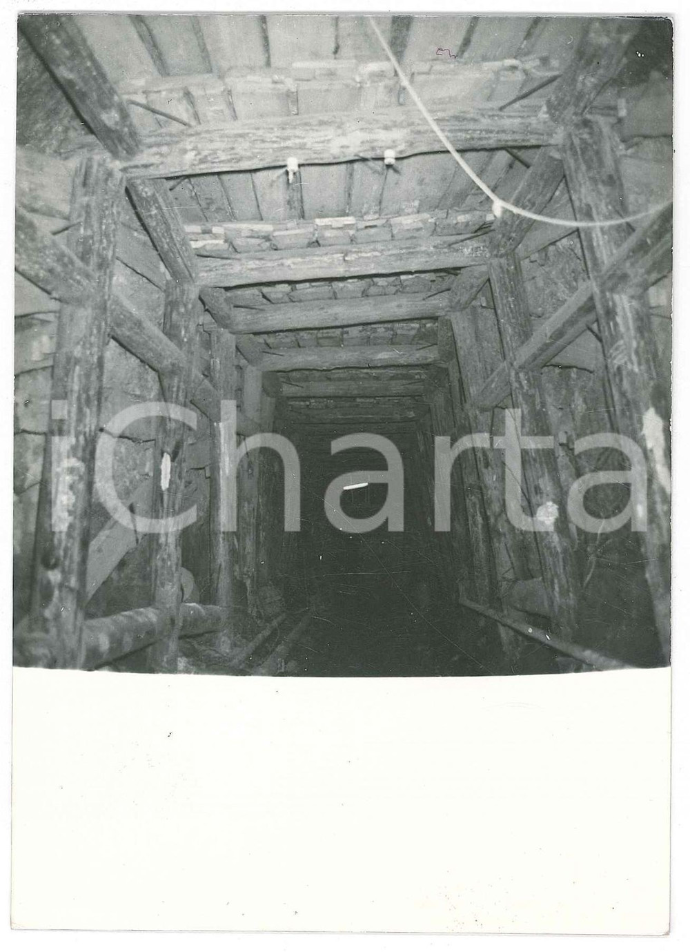 Fotografia d epoca originale 1965 ca SARDEGNA GALLURA AGNATA Valle  Cantiere  Armatura quadri Foto 10x15 1
