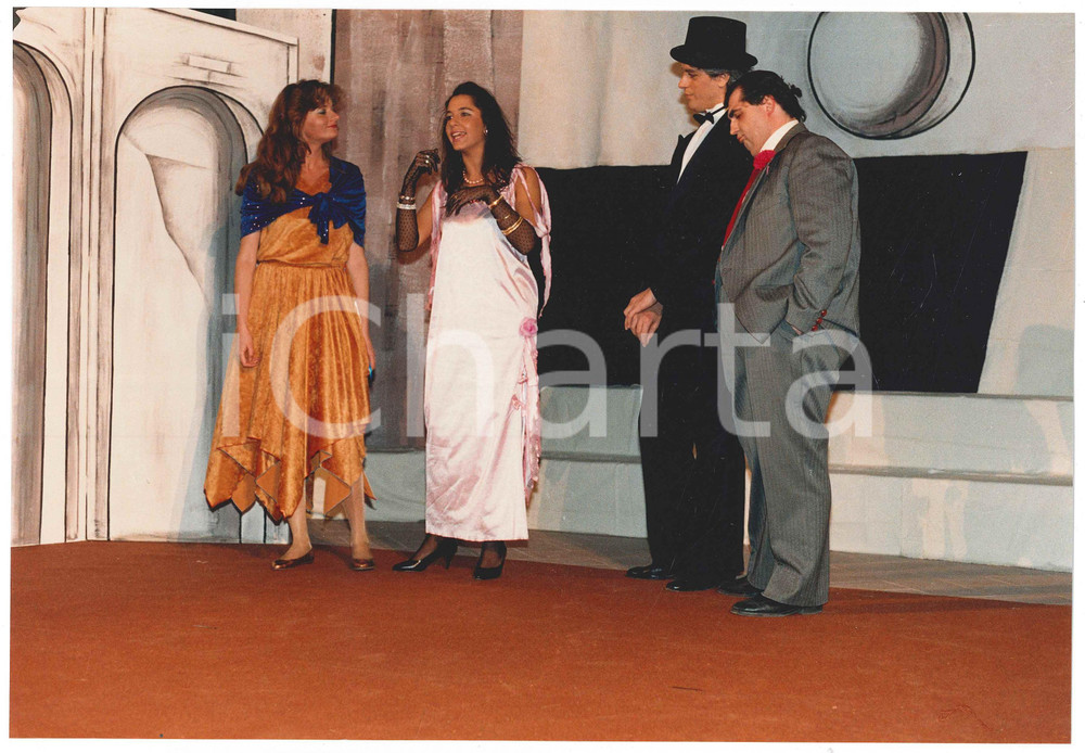 Fotografia d epoca originale 1985 SARONNO TEATRO  GRUPPO PALCOSCENICO Commedia di dieci vergini  Foto 7 1