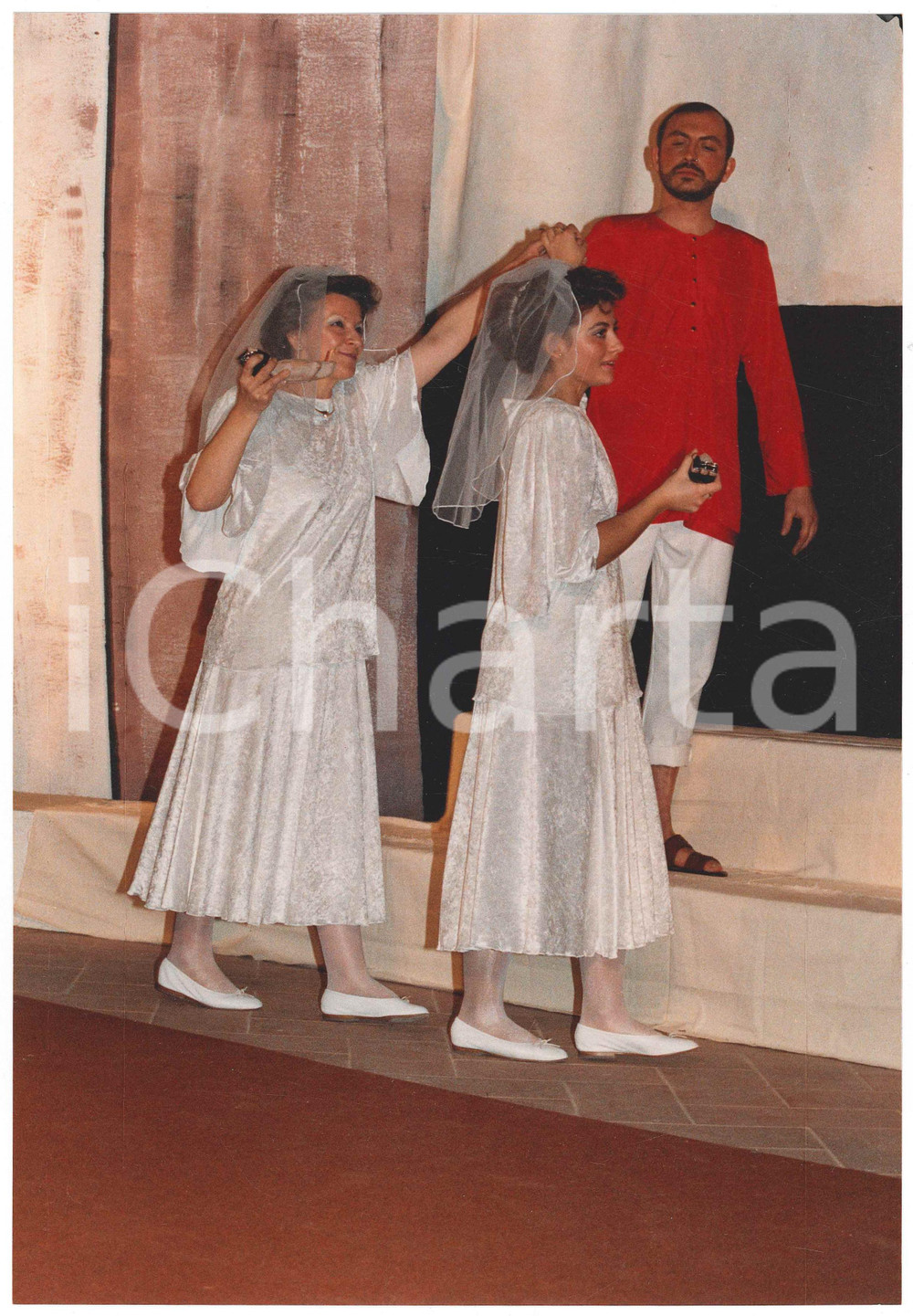 Fotografia d epoca originale 1985 SARONNO TEATRO  GRUPPO PALCOSCENICO Commedia di dieci vergini  Foto 14 1