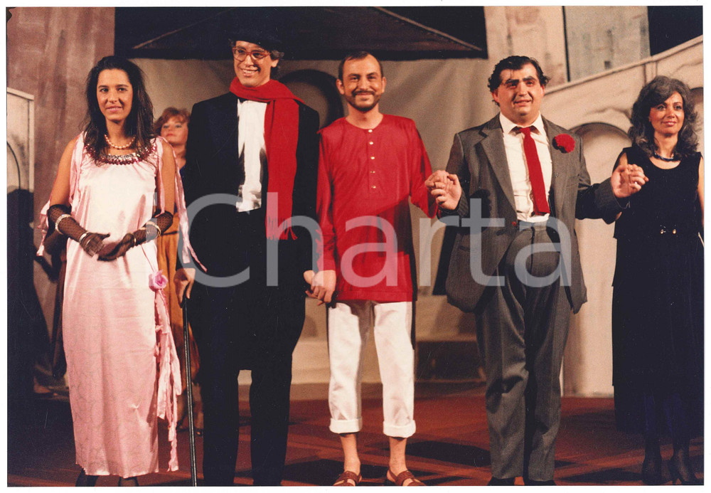 Fotografia d epoca originale 1985 SARONNO TEATRO  GRUPPO PALCOSCENICO Commedia di dieci vergini  Foto 17 1