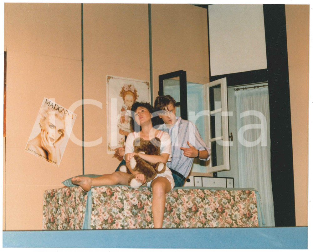 Fotografia d epoca originale 1988 SARONNO TEATRO  GRUPPO PALCOSCENICO Fiore di Cactus  Foto 1