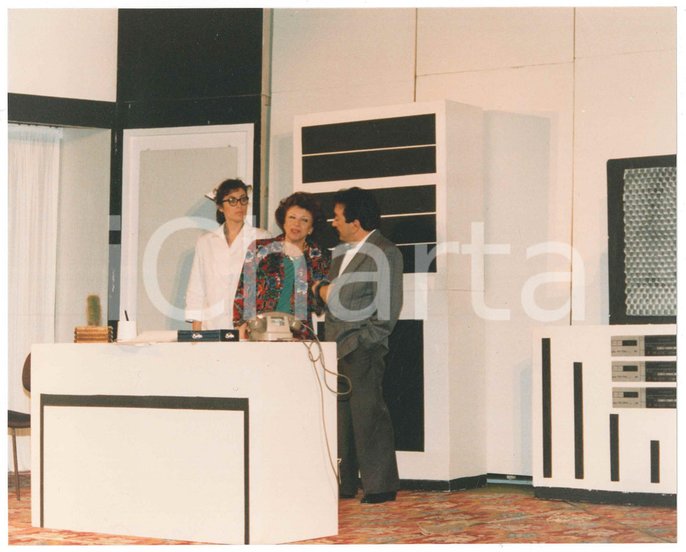 Fotografia d epoca originale 1988 SARONNO TEATRO  GRUPPO PALCOSCENICO Fiore di Cactus  Foto 2 1
