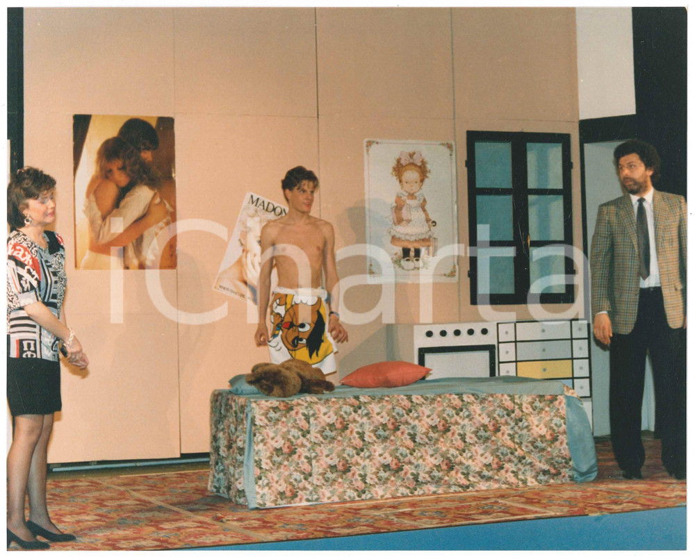 Fotografia d epoca originale 1988 SARONNO TEATRO  GRUPPO PALCOSCENICO Fiore di Cactus  Foto 9 1