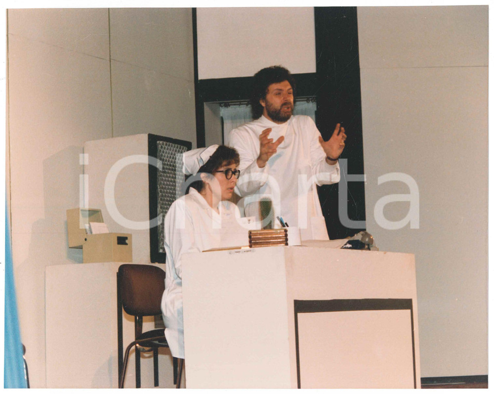 Fotografia d epoca originale 1988 SARONNO TEATRO  GRUPPO PALCOSCENICO Fiore di Cactus  Foto 10 1