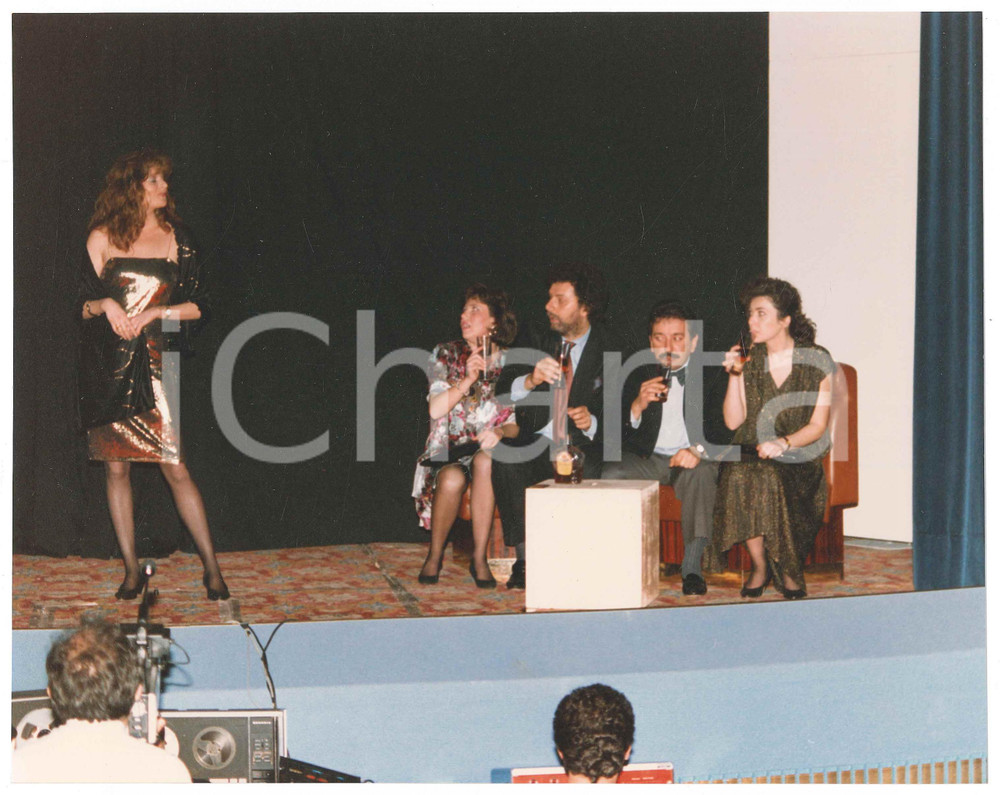 Fotografia d epoca originale 1988 SARONNO TEATRO  GRUPPO PALCOSCENICO Fiore di Cactus  Foto 8 1