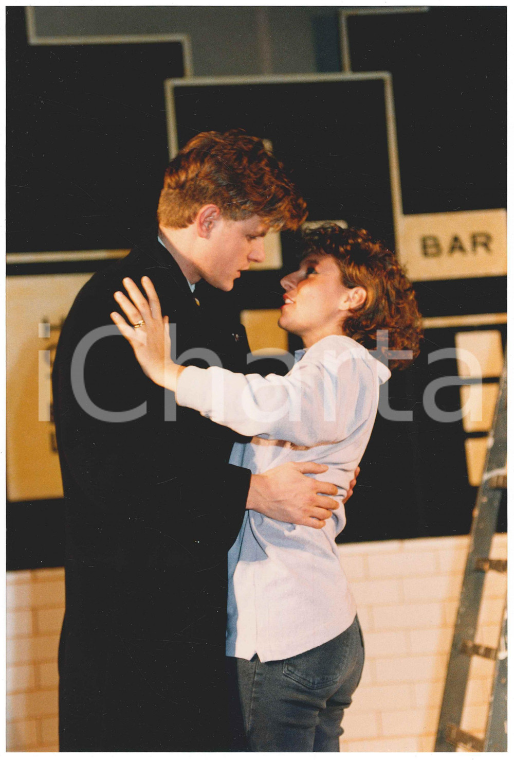 Fotografia d epoca originale 1987 SARONNO TEATRO  GRUPPO PALCOSCENICO A piedi nudi nel parco  Foto 4 1