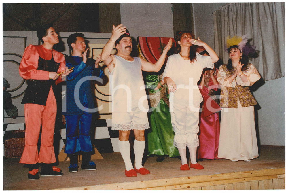 Fotografia d epoca originale 1987 SARONNO  GRUPPO PALCOSCENICO Vestito nuovo dell Imperatore  Foto 14 1