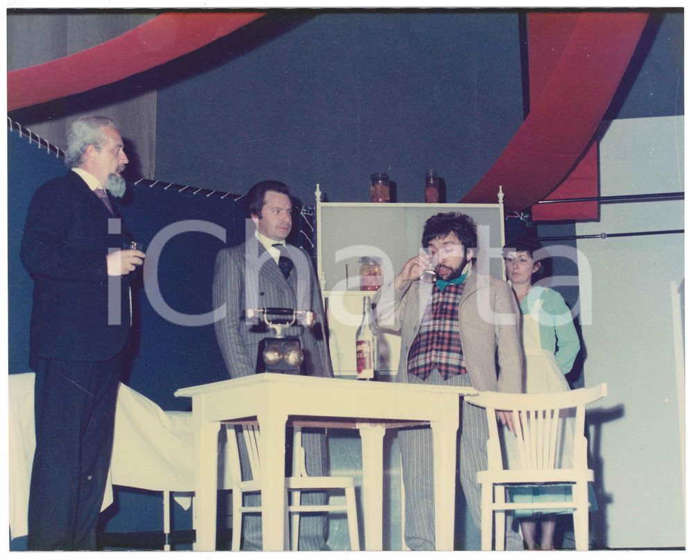 Fotografia d epoca originale 1976 SARONNO TEATRO  GRUPPO PALCOSCENICO Cuore di cane  Foto 1