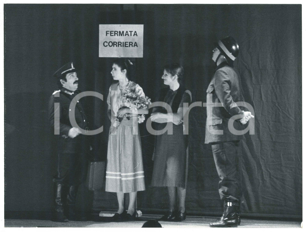 Fotografia d epoca originale 1980 SARONNO CinemaTeatro PREALPI Compagnia IL CASTELLACCIO Totek Foto 1 1