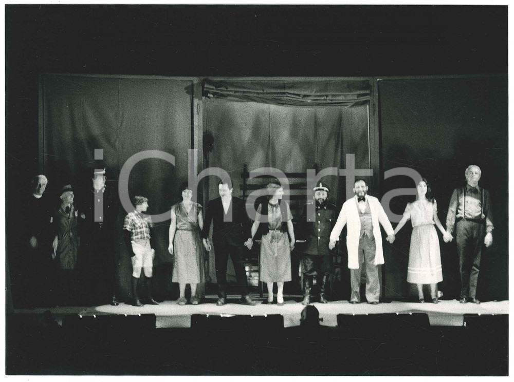 Fotografia d epoca originale 1980 SARONNO CinemaTeatro PREALPI Compagnia IL CASTELLACCIO Totek Foto 10 1