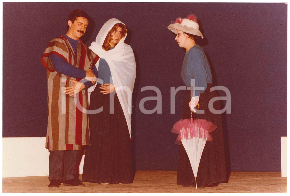 Fotografia d epoca originale 1985 SARONNO Cooperativa Teatrale GRUPPO PALCOSCENICO Natale in piazzaFoto 8 1