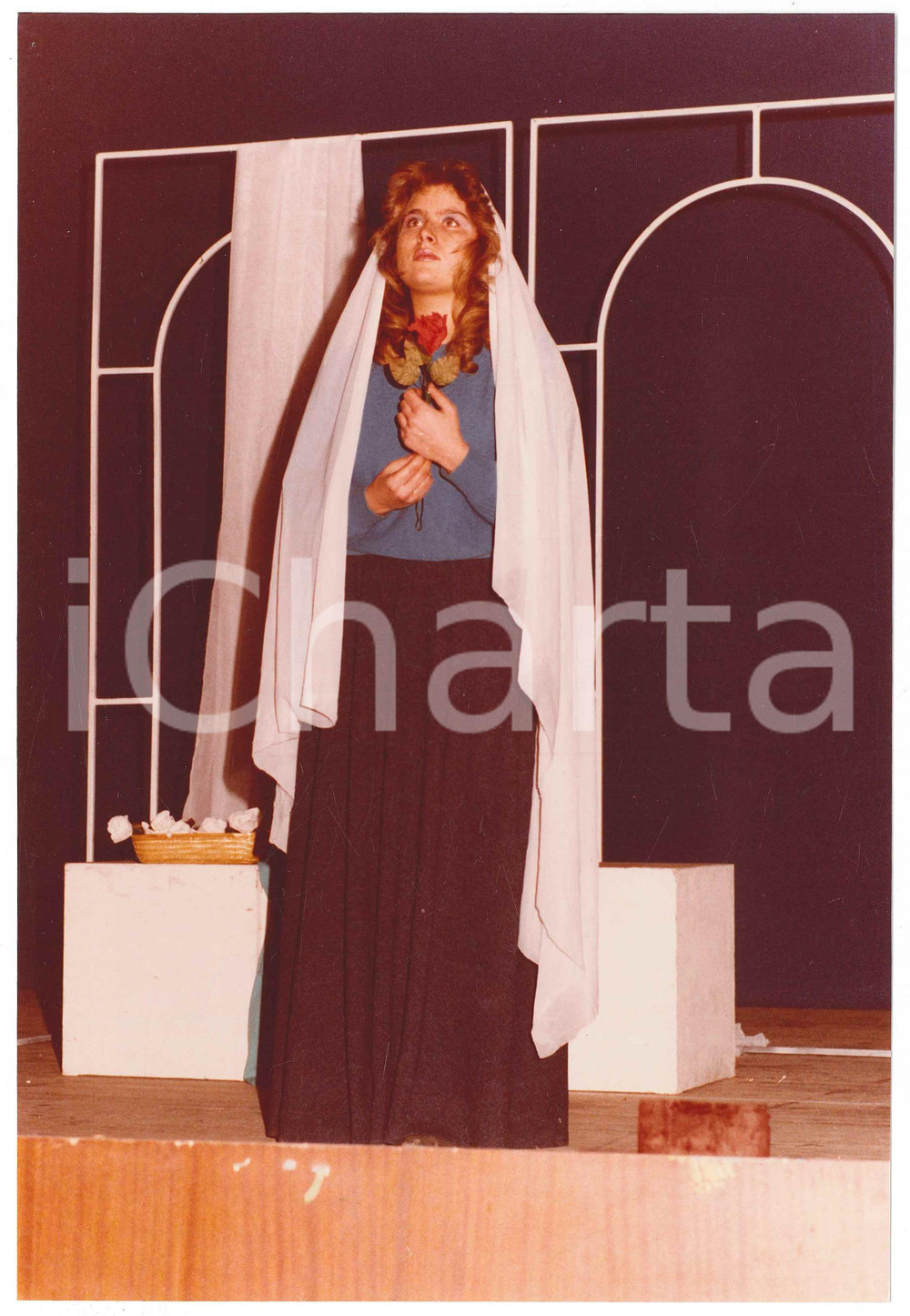 Fotografia d epoca originale 1985 SARONNO Cooperativa Teatrale GRUPPO PALCOSCENICO Natale in piazza Foto 2 1