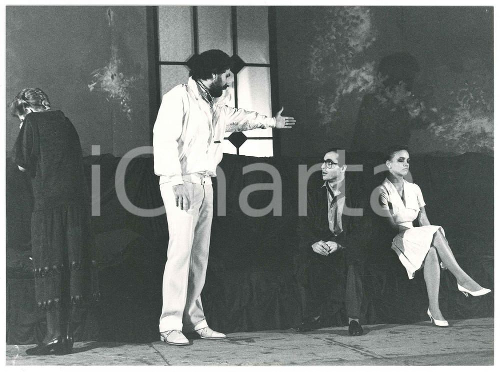 Fotografia d epoca originale 1985 SARONNO TEATRO  GRUPPO PALCOSCENICO  Per non morire Foto 9 1