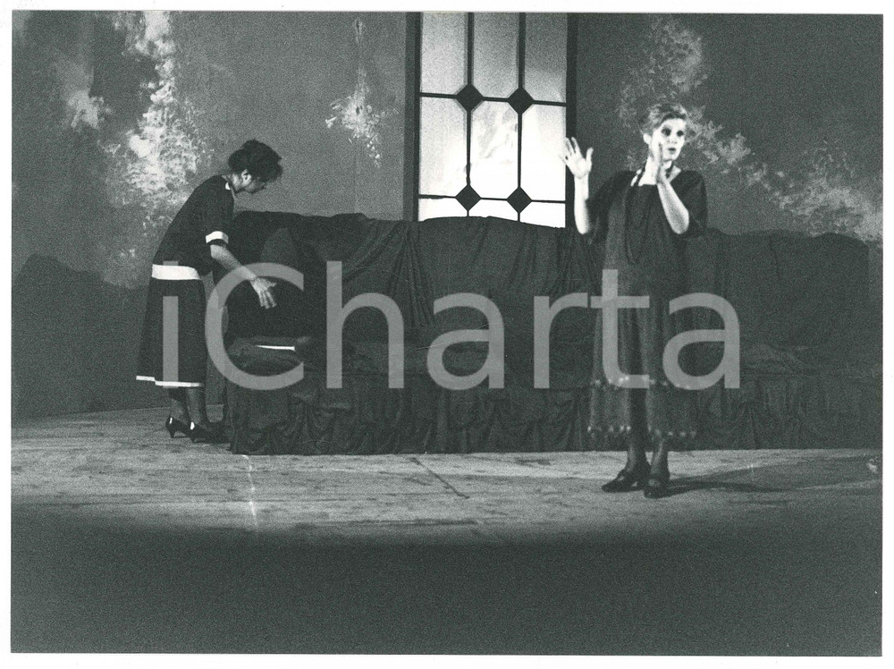 Fotografia d epoca originale 1985 SARONNO TEATRO  GRUPPO PALCOSCENICO  Per non morire Foto 10 1