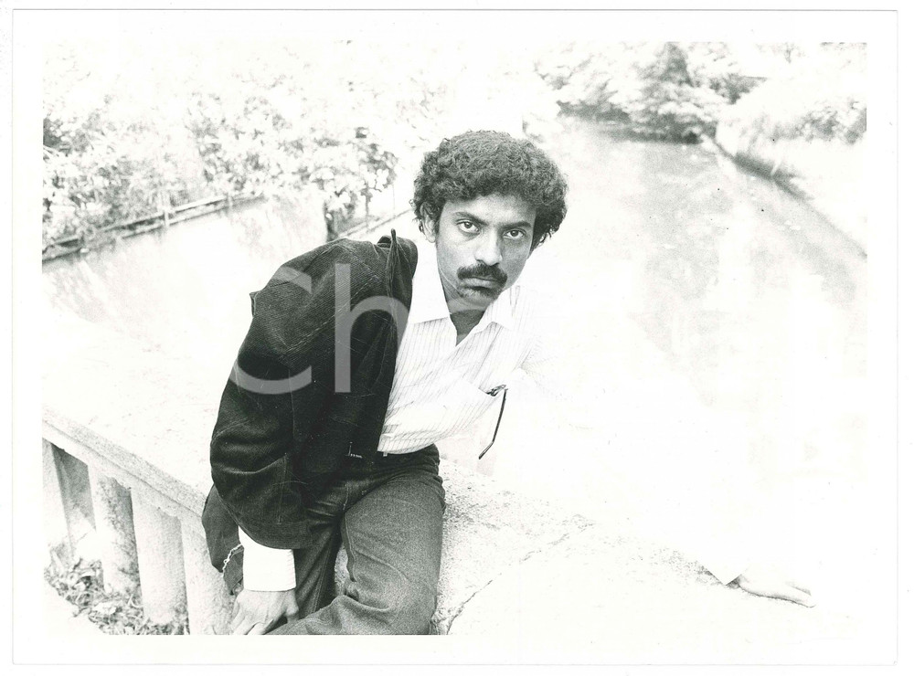 Fotografia d epoca originale 1984 VENEZIA Mostra del Cinema  Regista Goutam GHOSE  Foto 1 1