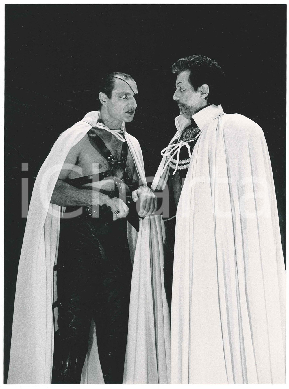 Fotografia d epoca originale 1988 TEATRO Antonio e Cleopatra  Dario CANTARELLI Massimo DE FRANCOVICH Foto 1