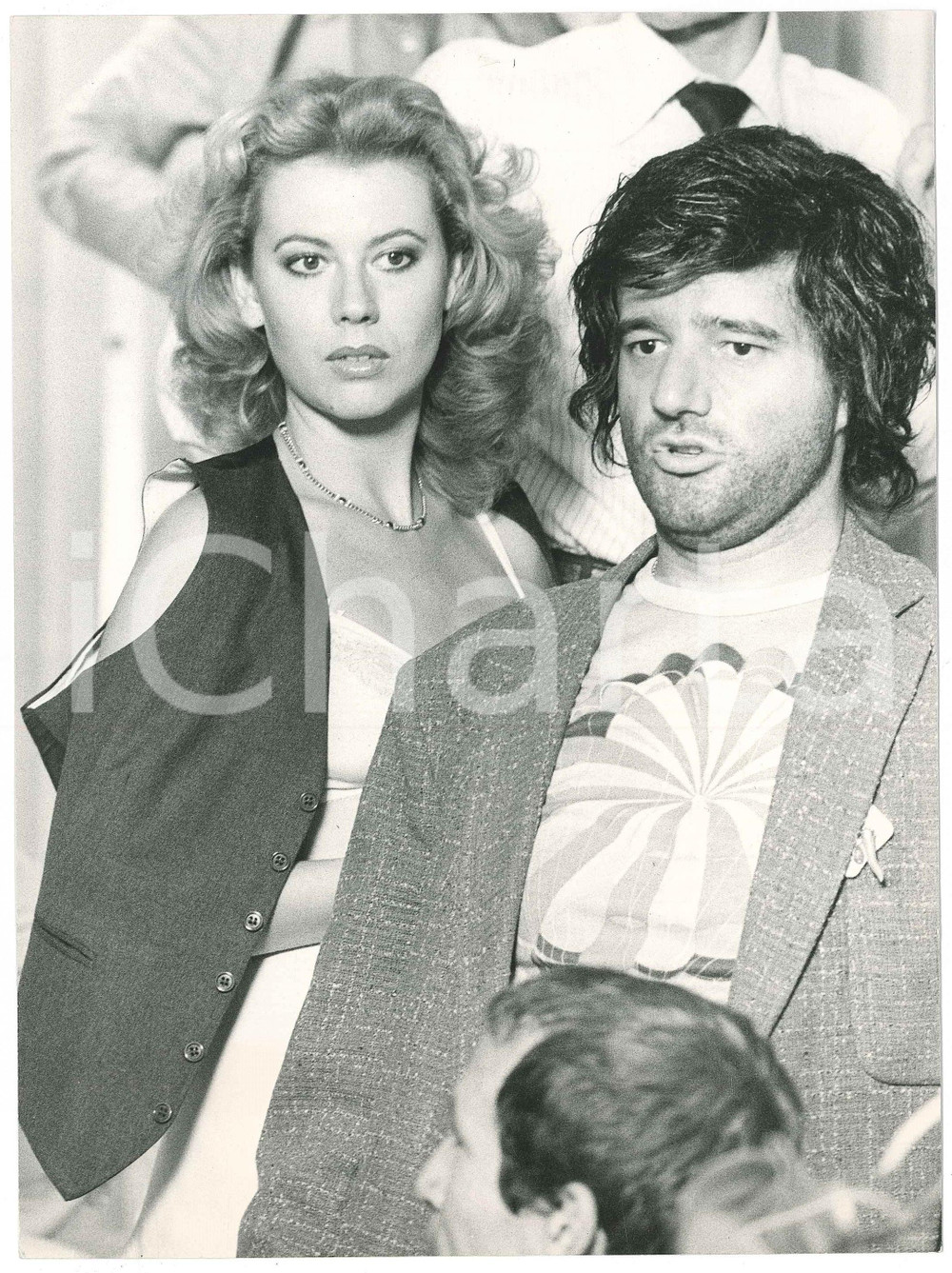 Fotografia d epoca originale 1981 CINEMA Film Teste di quoio  Daniela POGGI Christian DE SICA  Foto 18x24 1
