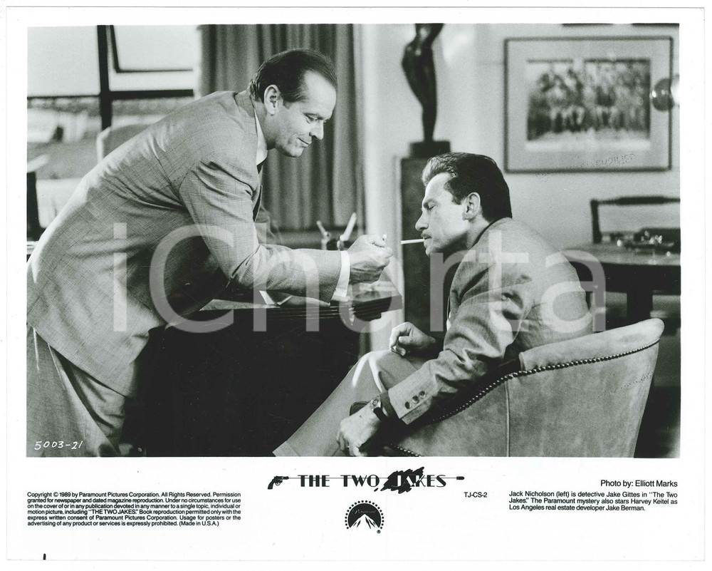 Materiale cinematografico d’epoca 1990 CINEMA Film The Two Jakes  Jack NICHOLSON Harvey KEITEL  Foto 1