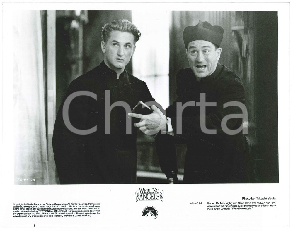 Materiale cinematografico d’epoca 1989 CINEMA Film We re no angels di Neil JORDAN  Sean PENN Robert DE NIRO 1