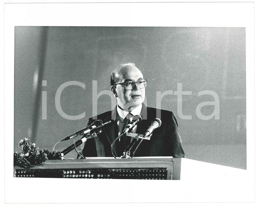 Fotografia d epoca originale 1985 ca POLITICA ITALIA PSI Bettino CRAXI  Ritratto  Foto 4 1