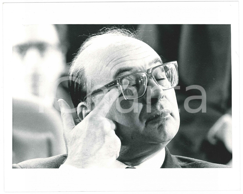 Fotografia d epoca originale 1985 ca POLITICA ITALIA PSI Bettino CRAXI  Ritratto  Foto 2 1