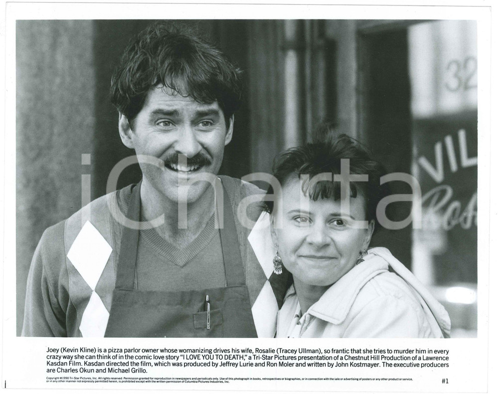 Materiale cinematografico d’epoca 1990 CINEMA Film I Love You to Death  Kevin KLINE Tracey ULLMAN Foto 1