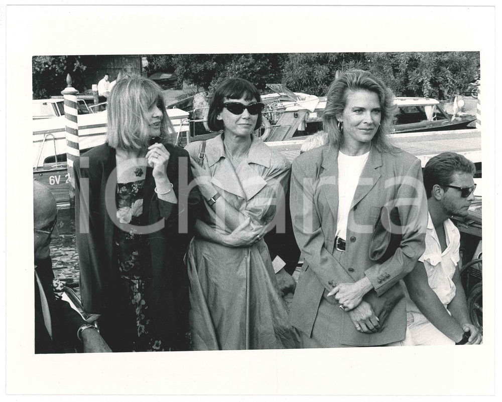 Fotografia d epoca originale 1990 ca VENEZIA Mostra del CINEMA  Candice BERGEN Sabine AZEMA  Foto 2 1