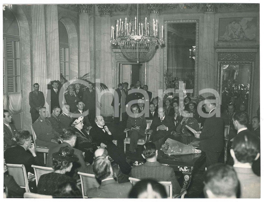 Fotografia d epoca originale 1940 ca MILANO Architetto Ambrogio ANNONI  Cerimonia di premiazione Foto 2 1