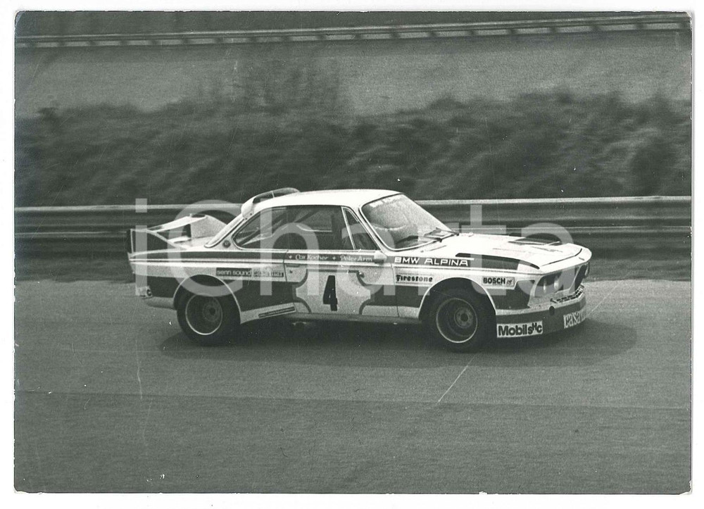 Fotografia d epoca originale 1970 ca AUTOMOBILISMO MONZA  BMW ALPINA 3.0 CSL  Foto 1 1
