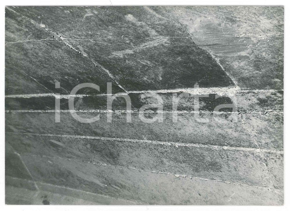 Fotografia d epoca originale 1965 ca SARDEGNA GALLURA CAPICHERA Galleria artificiale  Cantiere Foto 1
