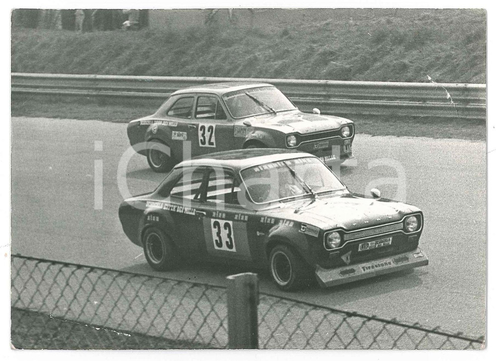 Fotografia d epoca originale 1970 ca AUTOMOBILISMO MONZA  FORD ESCORT RS 2000  Foto 2 1