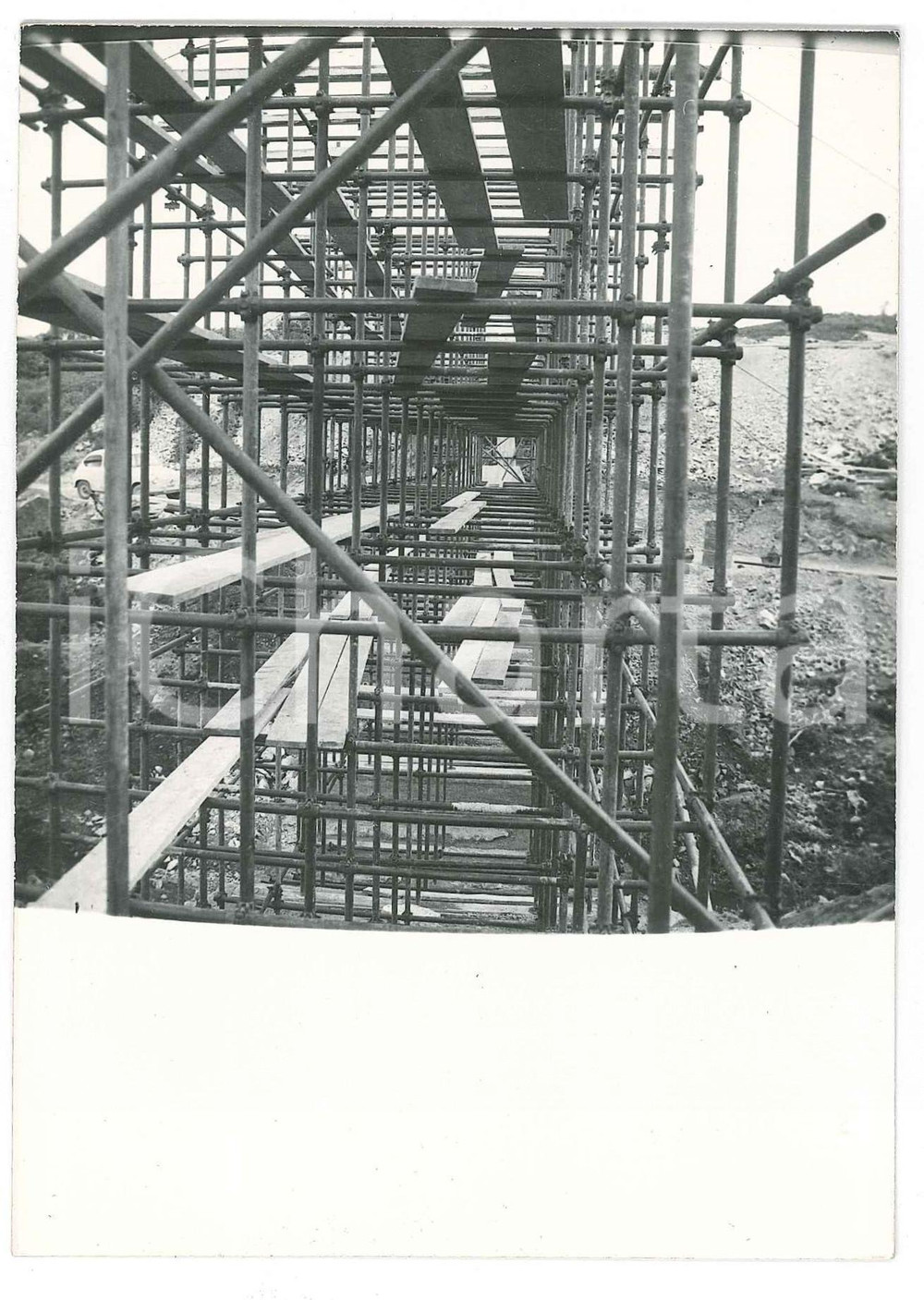 Fotografia d epoca originale 1965 ca SARDEGNA GALLURA  Ponte Canale 3  Centine  Foto 10x15 cm 1