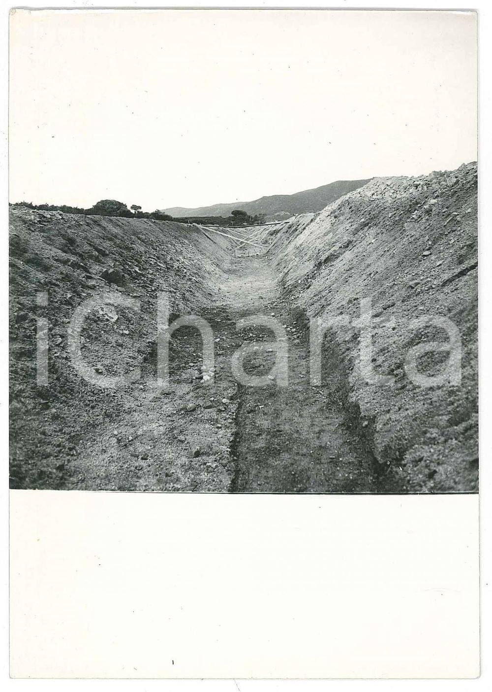 Fotografia d epoca originale 1965 ca SARDEGNA GALLURA Canale AGNATA  Scavo Foto 10x15 cm 2 1