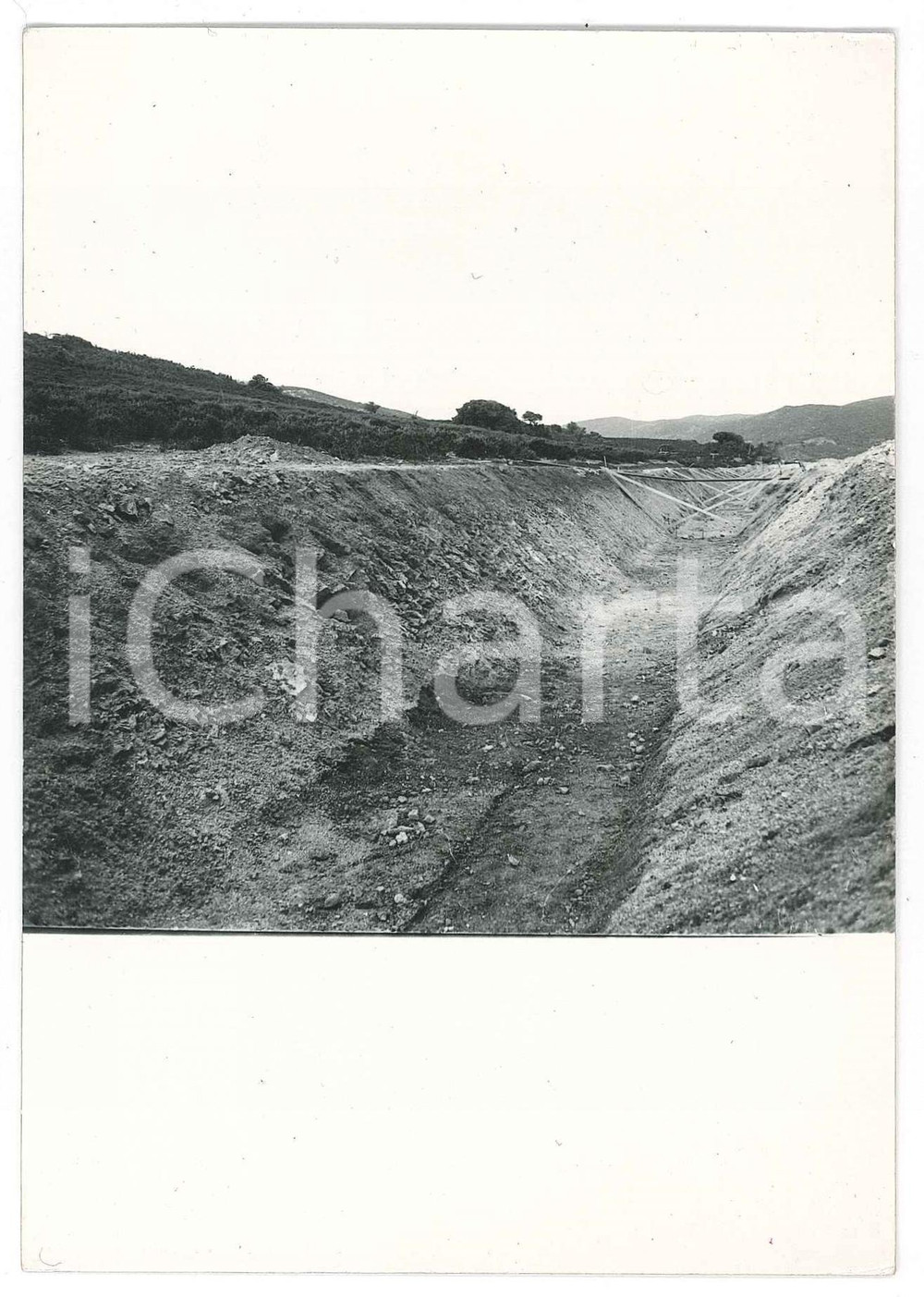 Fotografia d epoca originale 1965 ca SARDEGNA GALLURA Canale AGNATA  Scavo Foto 10x15 cm 4 1