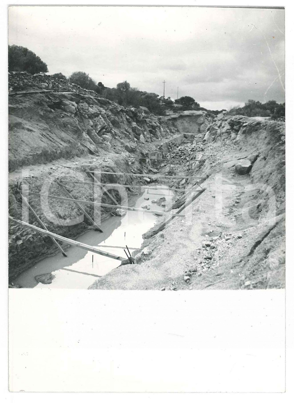 Fotografia d epoca originale 1965 ca SARDEGNA GALLURA Canale PADULE Valle  Fotografia 10x15 cm 2 1