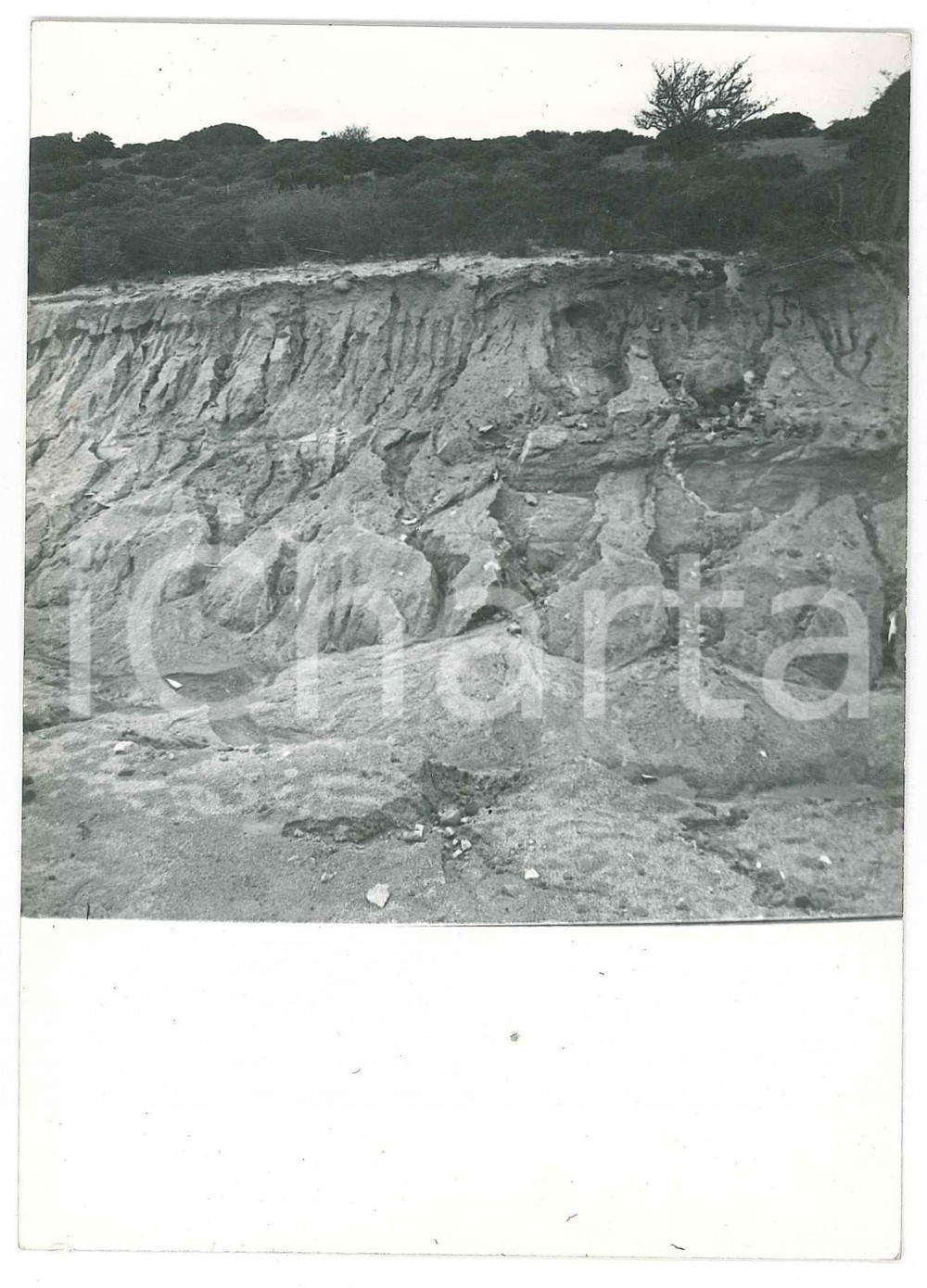 Fotografia d epoca originale 1965 ca SARDEGNA GALLURA Canale all imbocco della galleria PADULE Foto 1