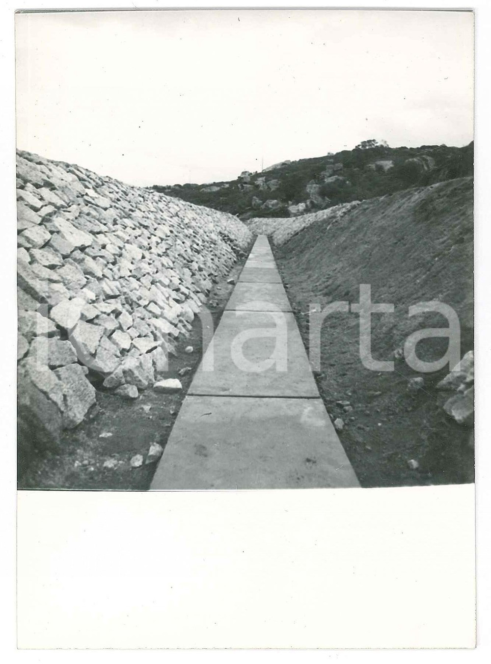 Fotografia d epoca originale 1965 ca SARDEGNA GALLURA Canale PADULE Valle  Platea Foto 10x15 cm 3 1