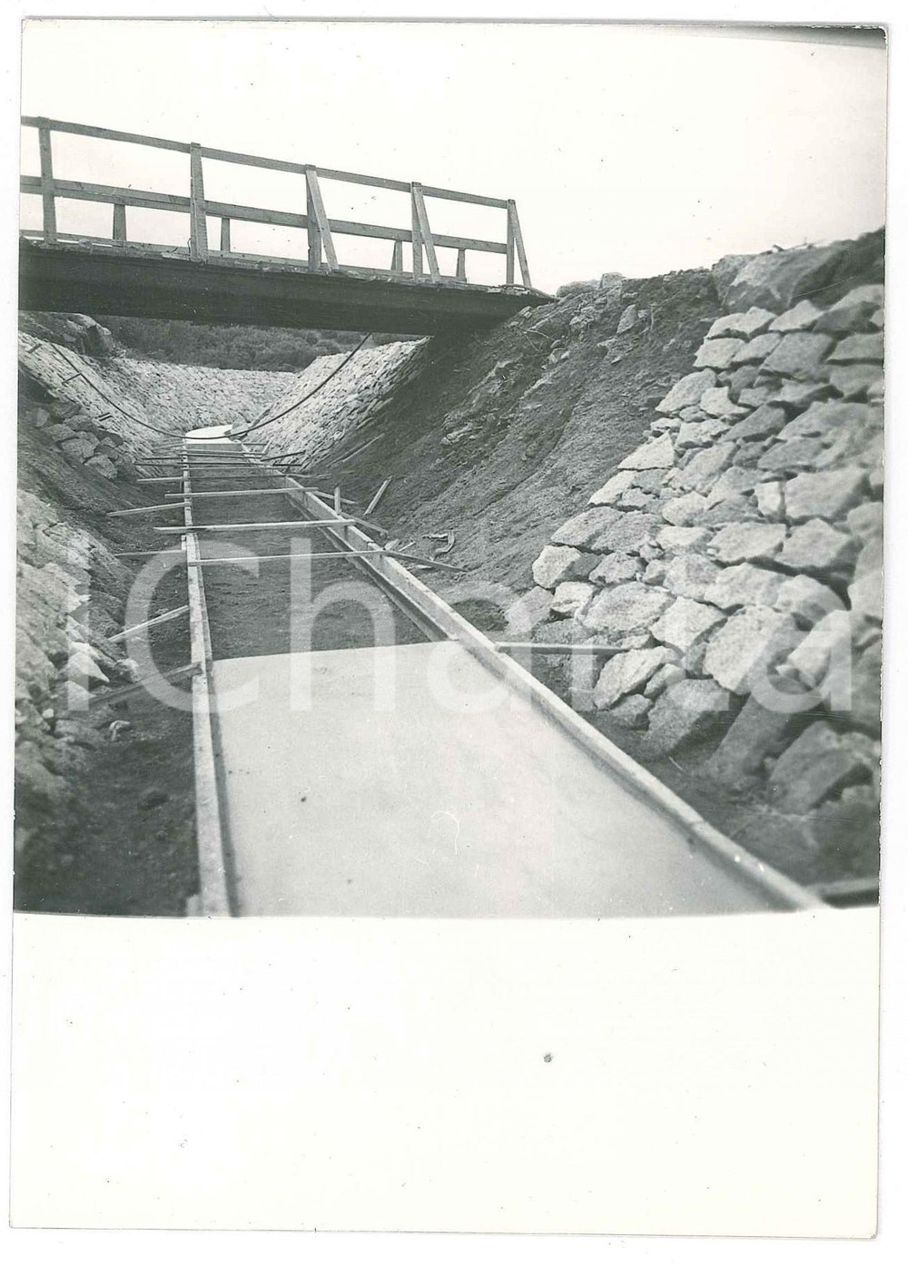 Fotografia d epoca originale 1965 ca SARDEGNA GALLURA Canale PADULE Valle  Platea Foto 10x15 cm 2 1