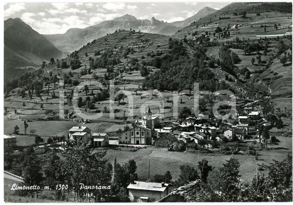 1970 LIMONE PIEMONTE - Panorama della frazione di Limonetto - Cartolina FG VG Cartolina d'epoca viaggiata  GOOD/buono  Formato: FG originale e autentica 1