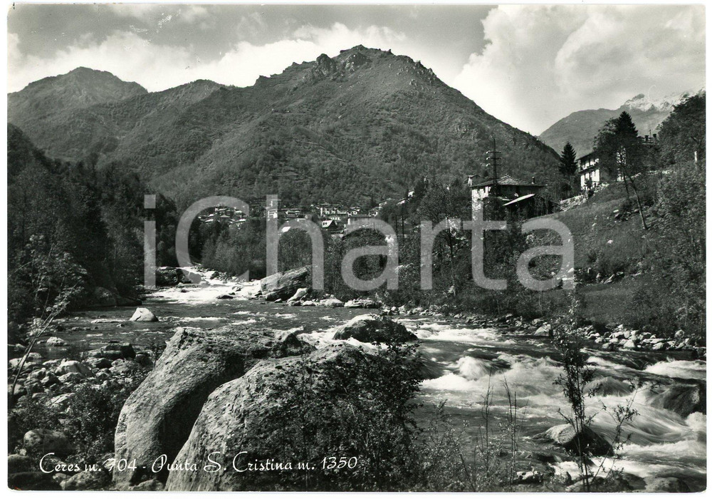 Cartolina originale da collezione 1953 CERES TO Punta di Santa Cristina  Cartolina FG VG 1