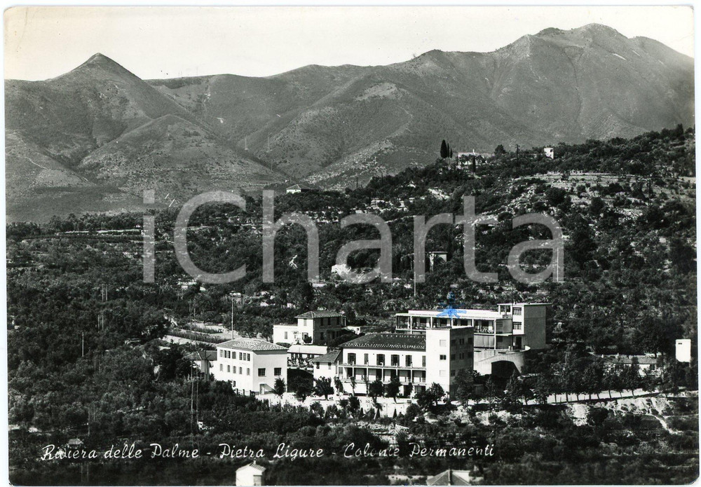 Cartolina originale da collezione 1960 PIETRA LIGURE SV Complesso Colonie Permanenti  Cartolina FG VG 1