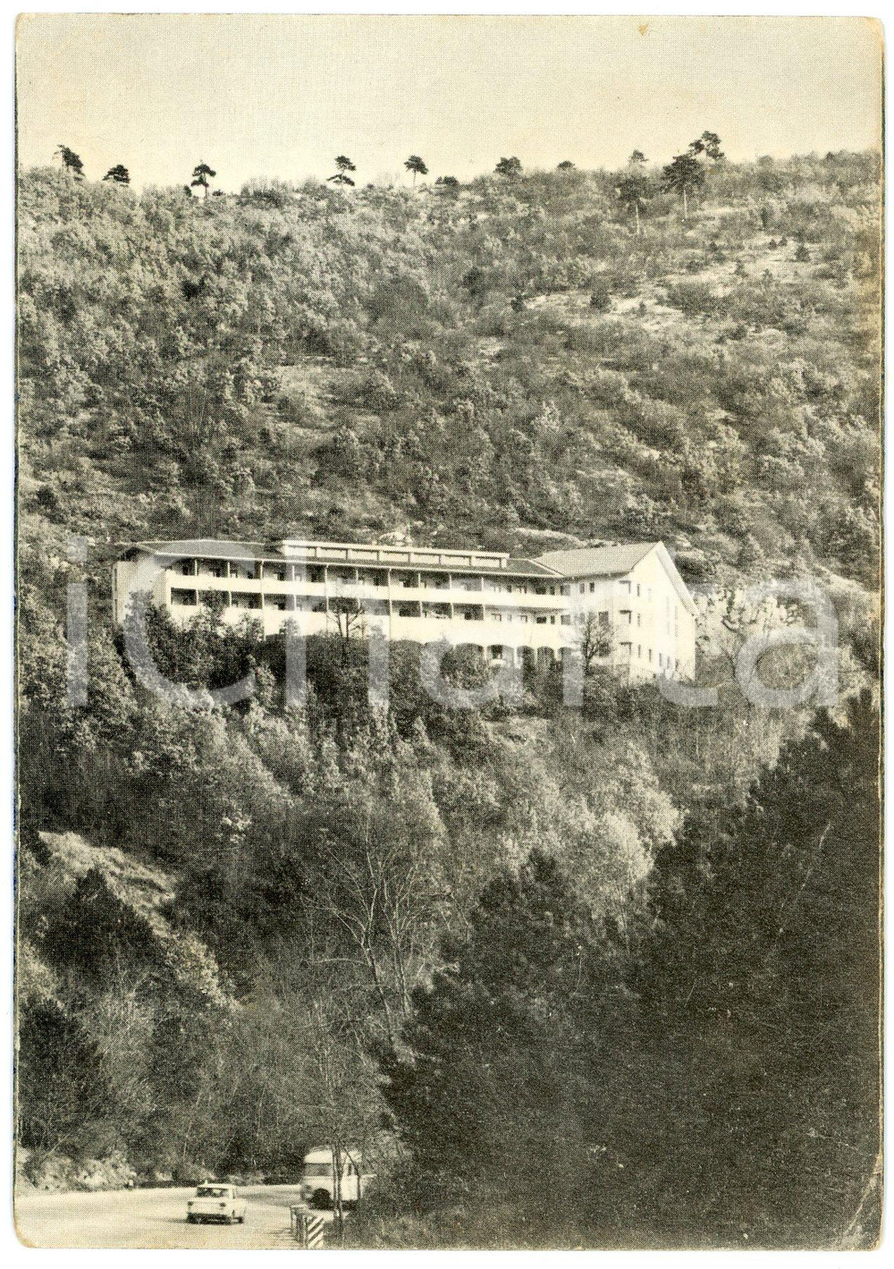 Cartolina originale da collezione 1968 TRIESTE Casa Esercizi Spirituali Le Beatitudini  Cartolina FG VG 1