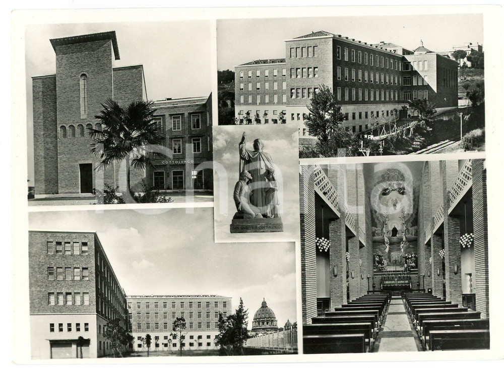 Cartolina originale da collezione 1950 ca ROMA Piccola Casa Divina Provvidenza COTTOLENGO Cartolina FG NV 1