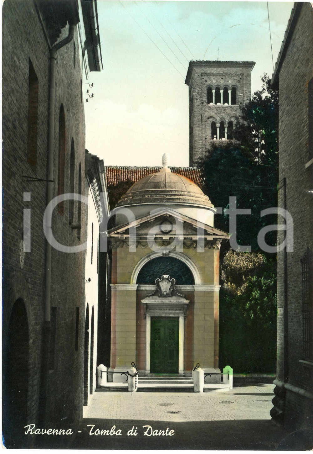 1955 RAVENNA Tomba di Dante Alighieri - Basilica di San Francesco - Cartolina FG