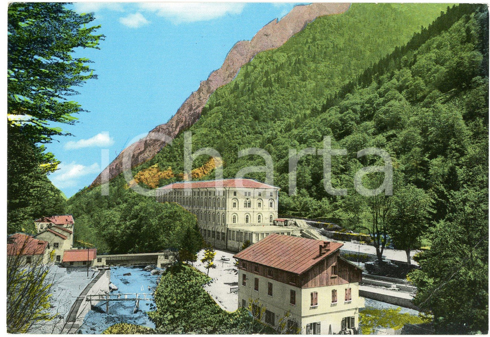 Cartolina originale da collezione 1965 TERME DI VALDIERI CN Grand Hotel Royal  Cartolina FG VG 1