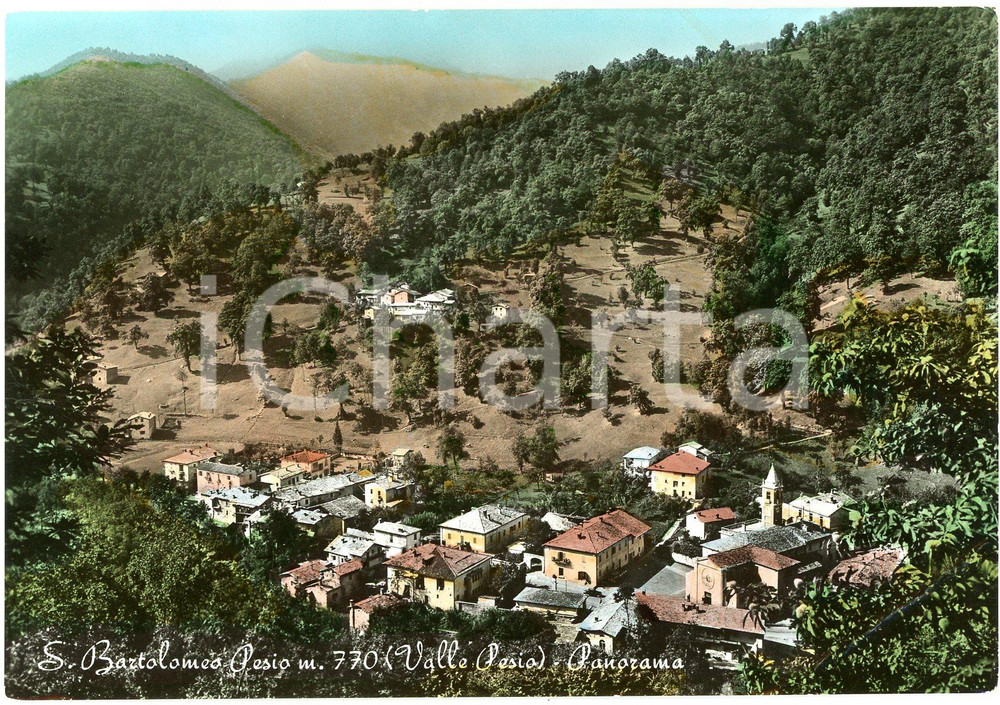 Cartolina originale da collezione 1960 ca CHIUSA DI PESIO Frazione San Bartolomeo in Valle Pesio  Cartolina FG 1