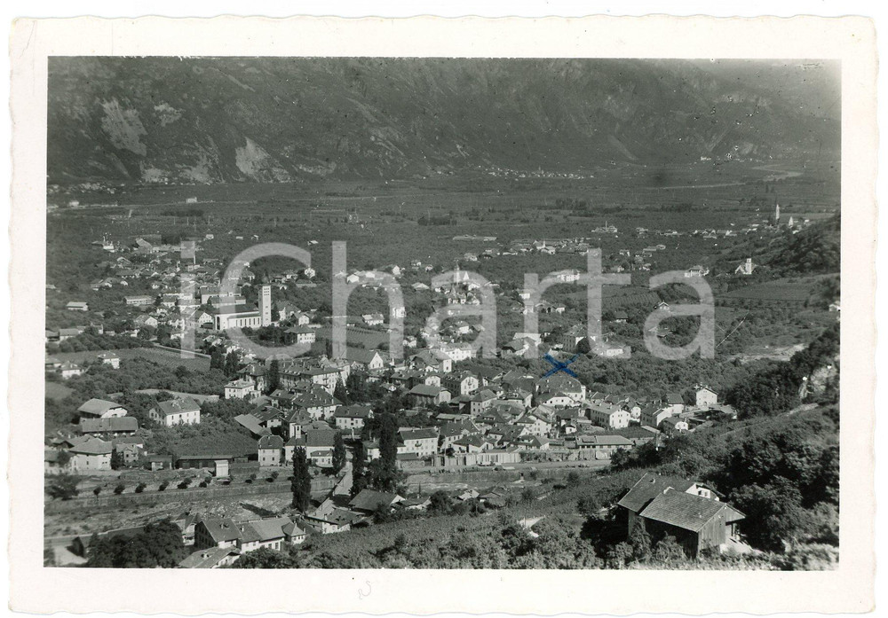 Cartolina originale da collezione 1961 LANA D ADIGE BZ Panorama del paese  Cartolina FG VG 1