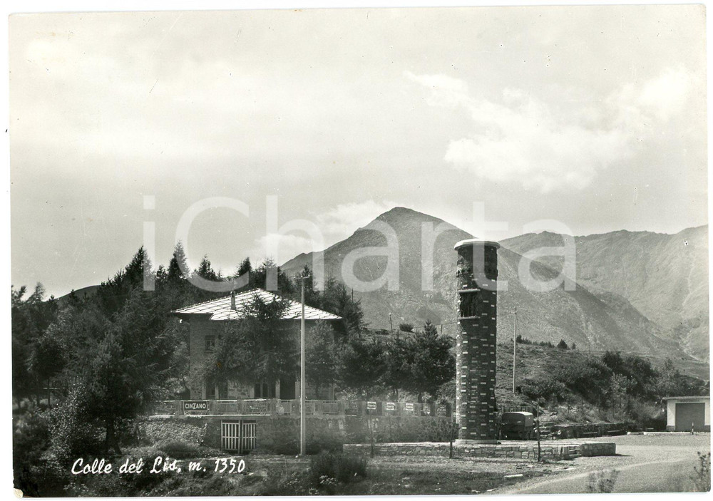 Cartolina originale da collezione 1950 RUBIANA TO Colle del Lis e Monumento ai Partigiani  Cartolina FG VG 1