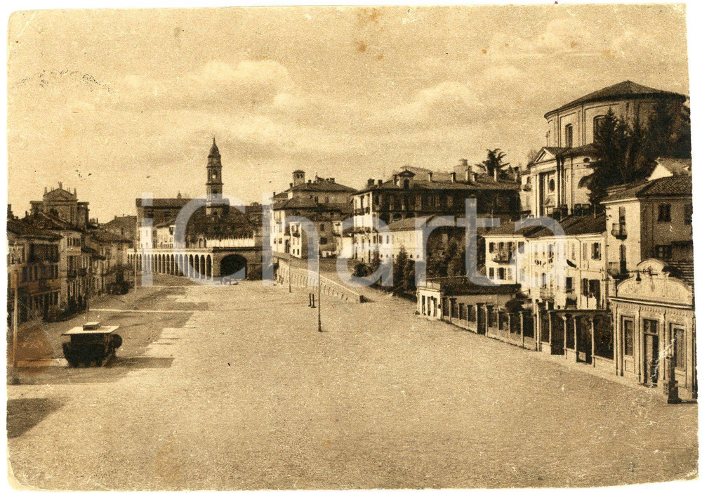 Cartolina originale da collezione 1950 BRA CN Piazza XX Settembre e Chiesa dei Cappuccini  Cartolina FG VG 1