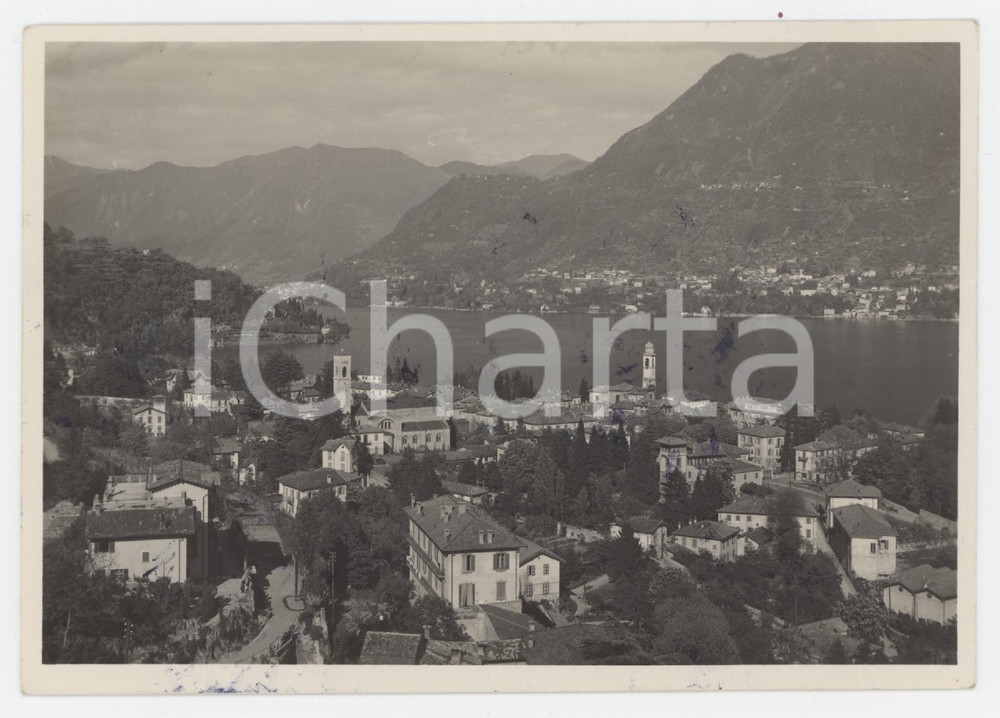 Cartolina originale da collezione 1946 CERNOBBIO Panorama con il Lago di Como  Cartolina FG VG 1